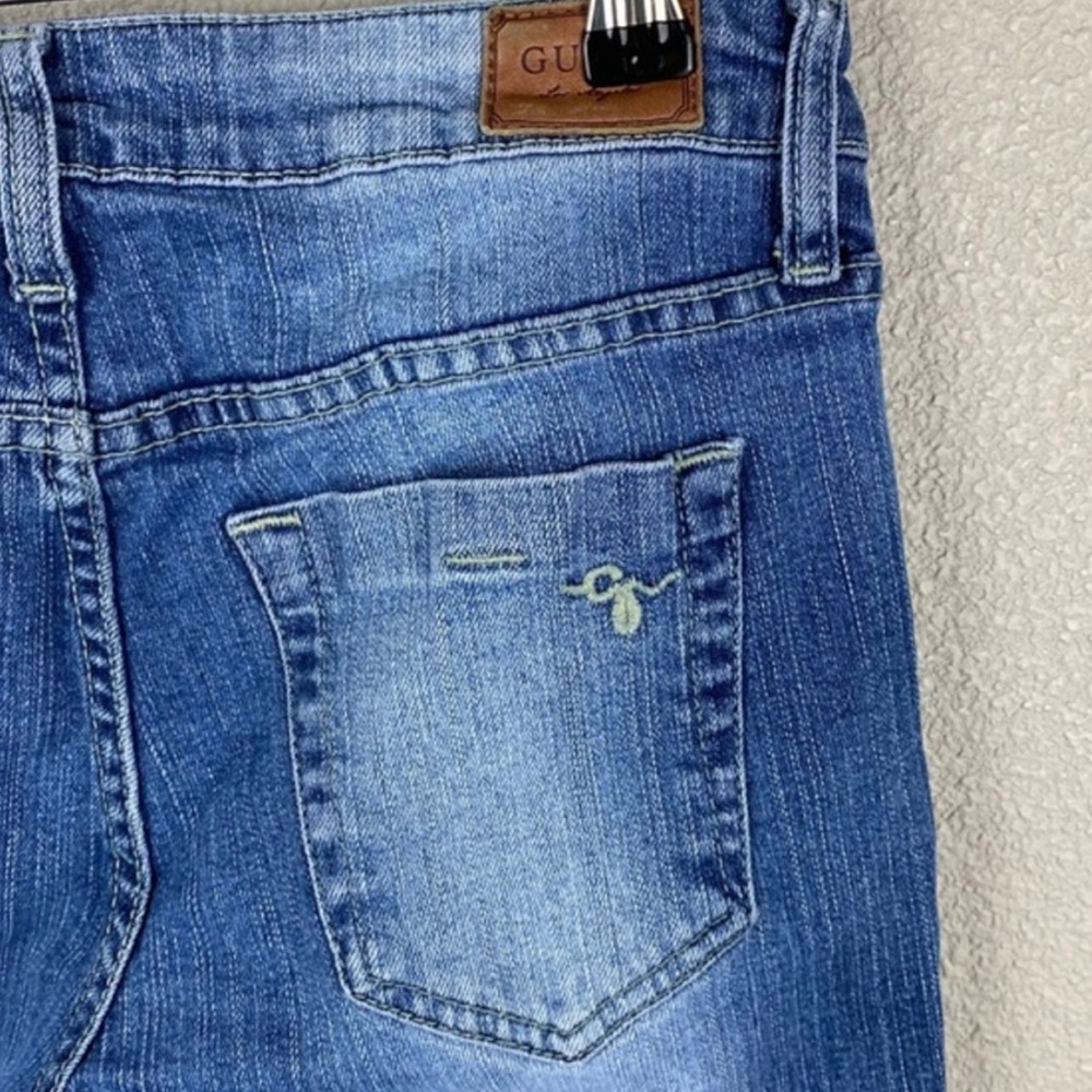 Guess Stretch Raw Hem Jeans Sz 28
